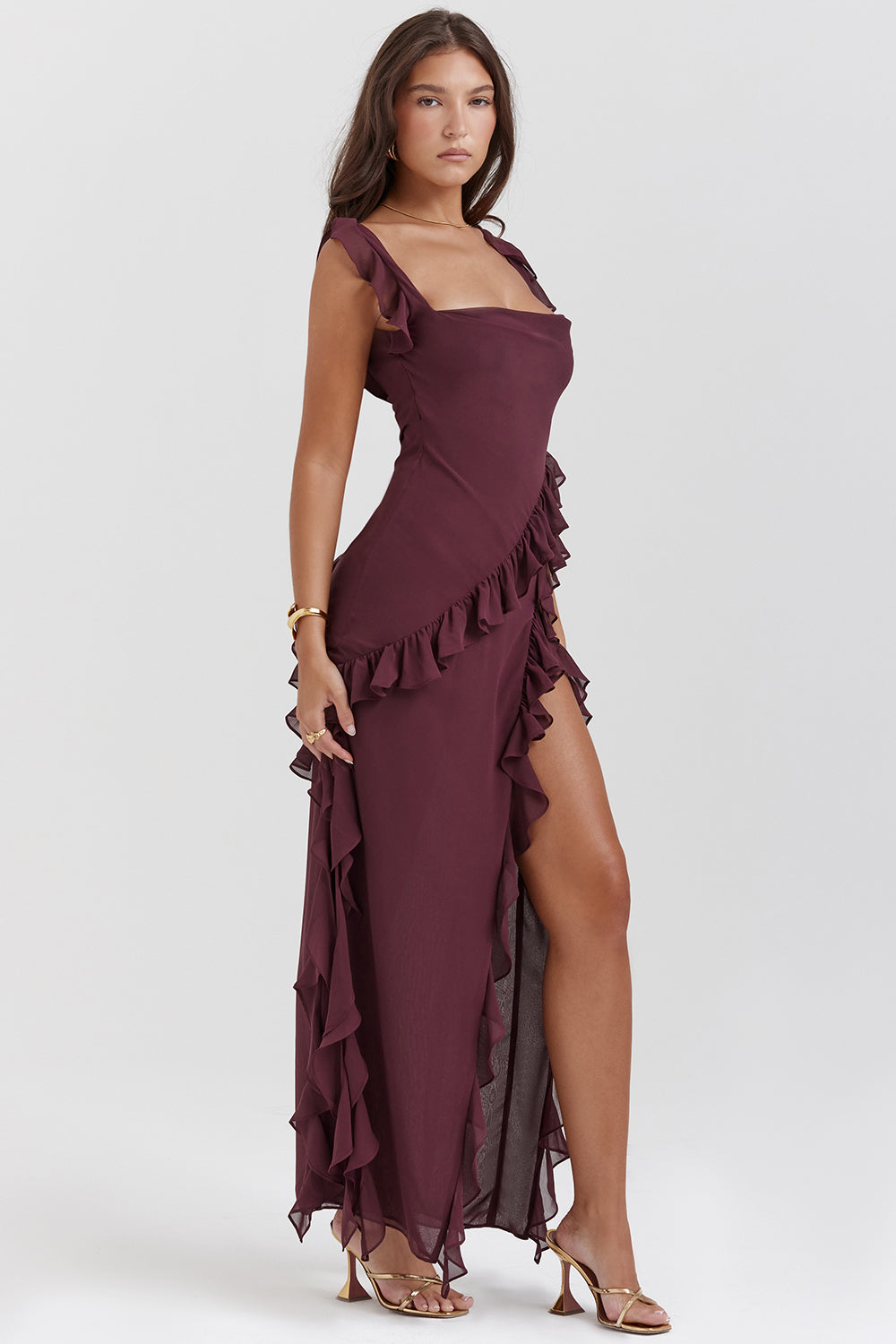 VERVAIN | TWILIGHT FRILL MAXI