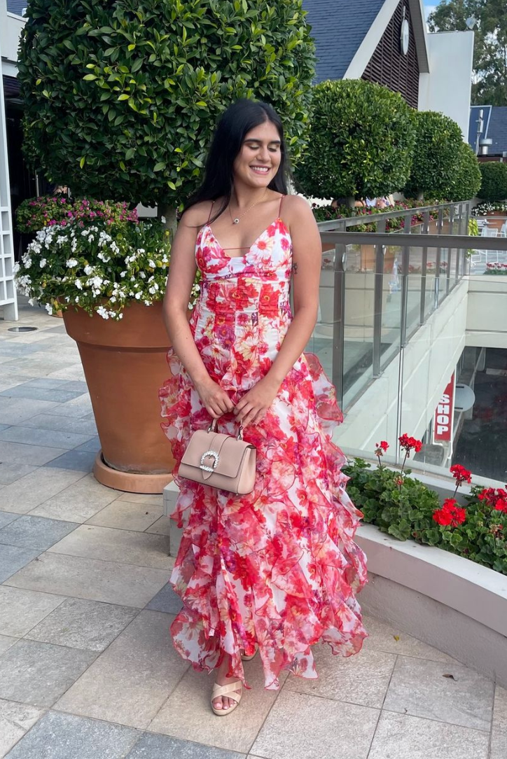 FENNA | ROMANTIC RUFFLED DRESS