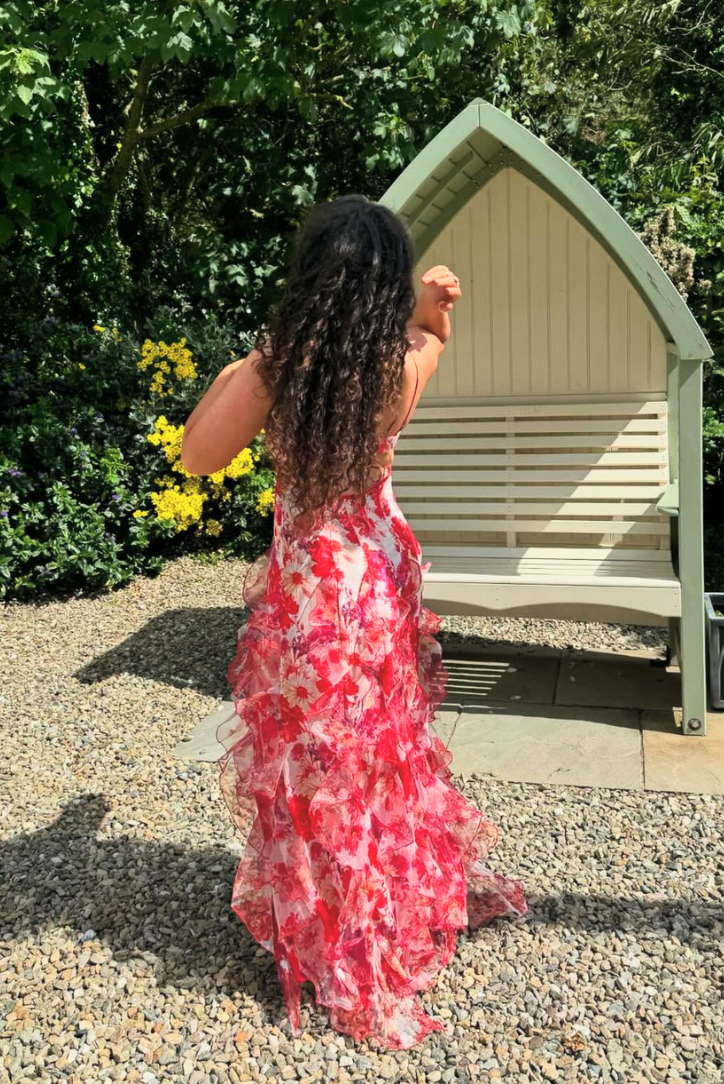 FENNA | ROMANTIC RUFFLED DRESS