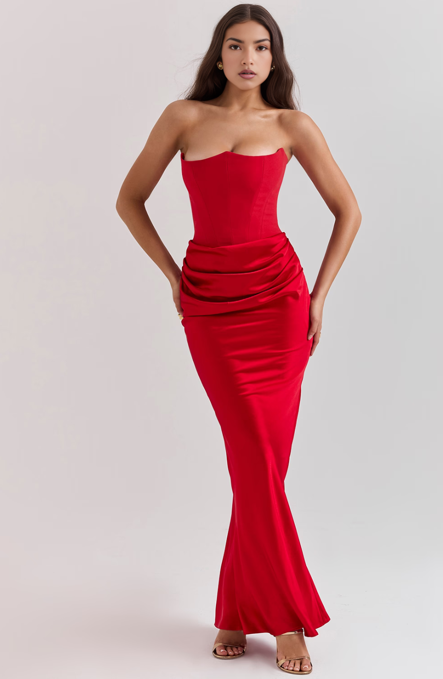 EDEN | POLISHED SATIN GOWN