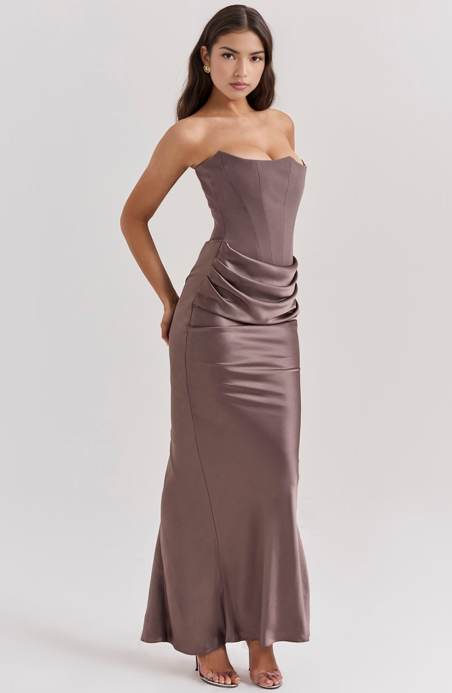 EDEN | POLISHED SATIN GOWN