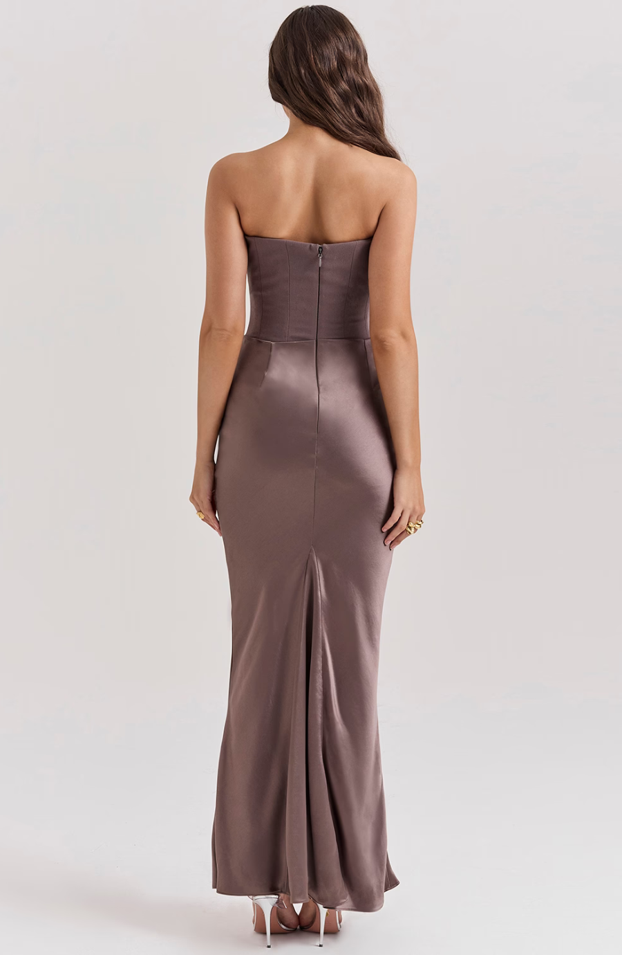 EDEN | POLISHED SATIN GOWN