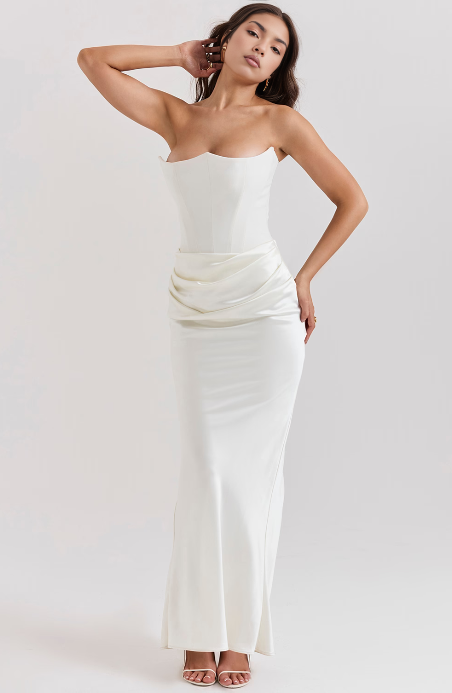 EDEN | POLISHED SATIN GOWN