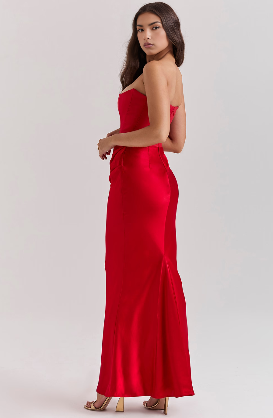 EDEN | POLISHED SATIN GOWN