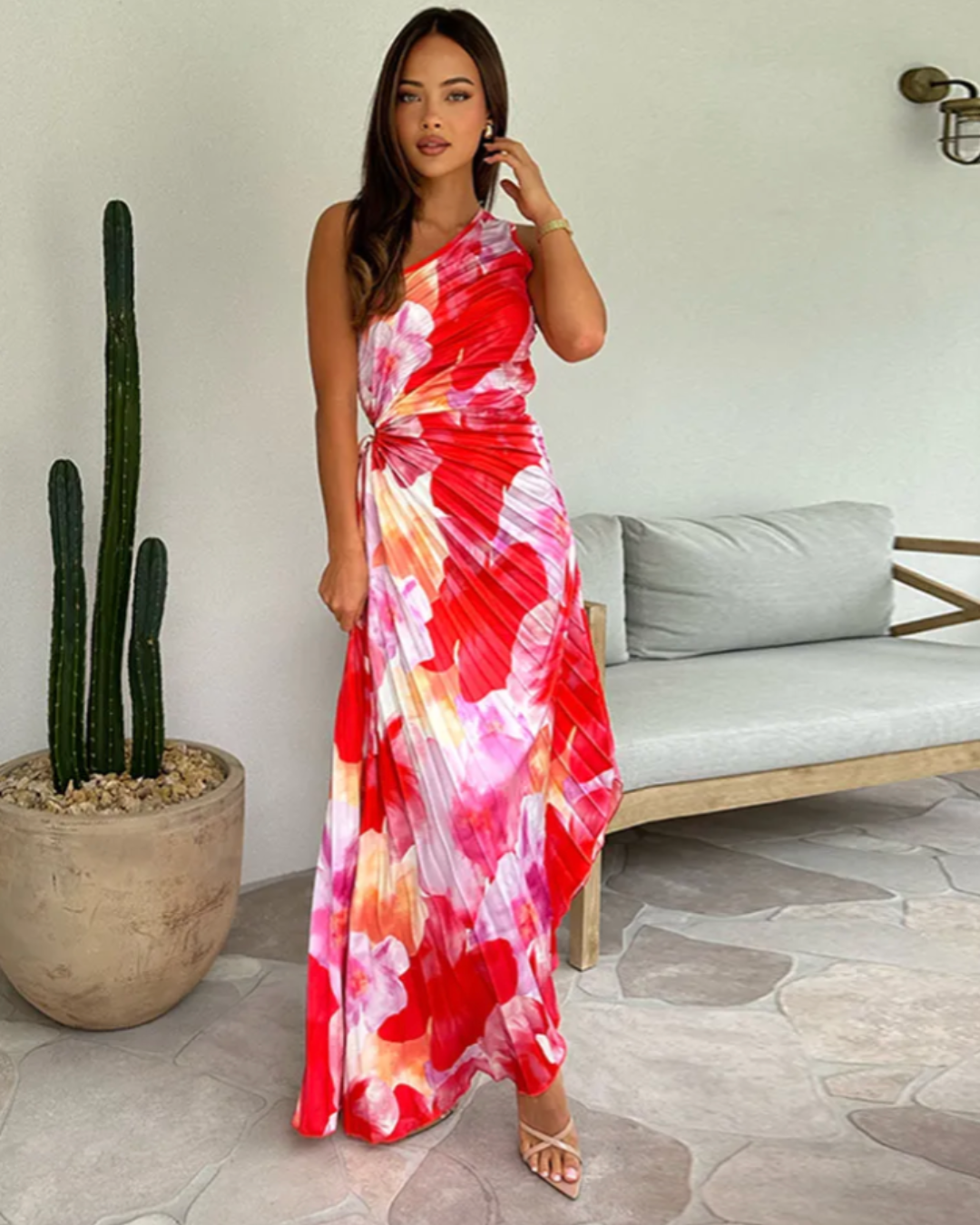 CELESTE | VIBRANT PRINTED GOWN