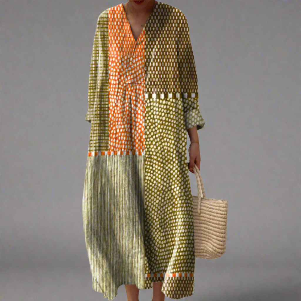 BREE | ELEGANT GEOMETRIC DRESS