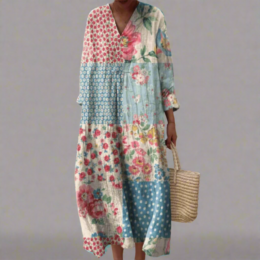 WILLOW | ELEGANT GEOMETRIC DRESS