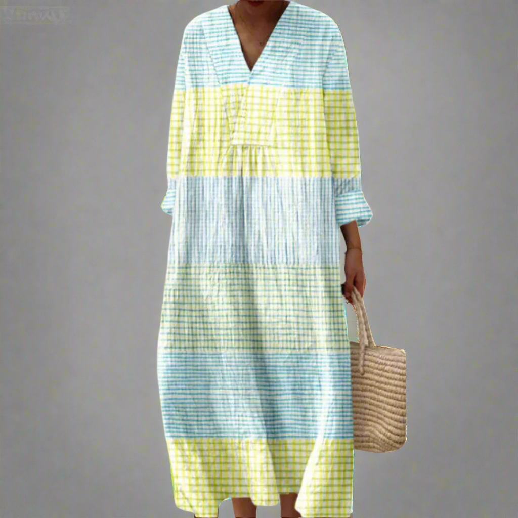 KAITLYN | ELEGANT GEOMETRIC DRESS