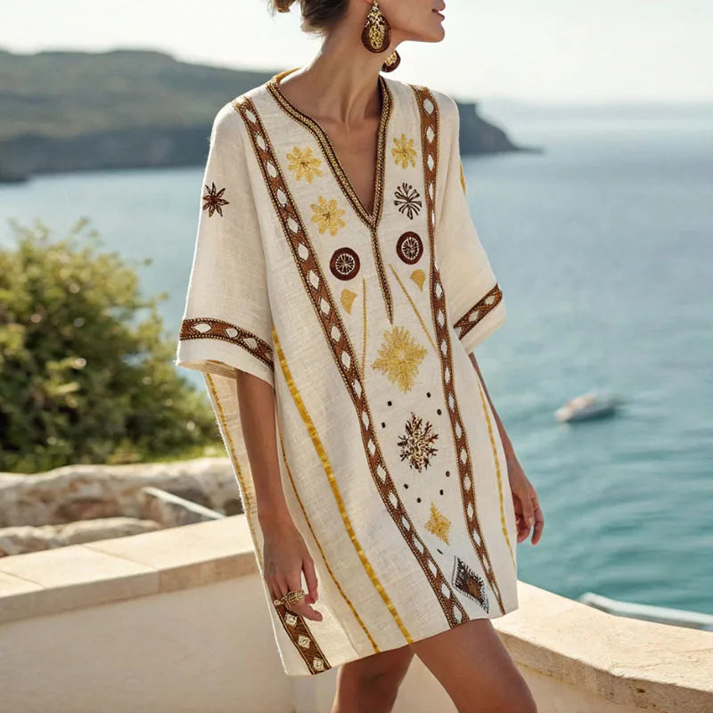 VERA | ELEGANT AND COMFORTABLE BEACH DRESS FOR SUMMER DAYS