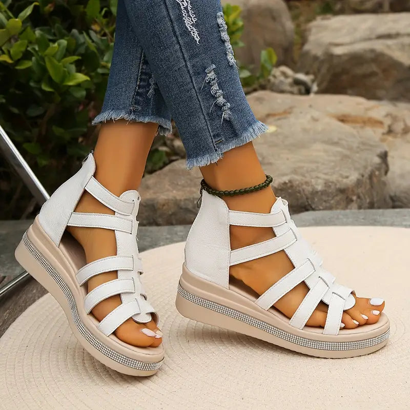 ELODIE | ELEGANT WEDGE SANDALS