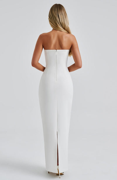 PEONY | GRACEFUL SATIN DRESS
