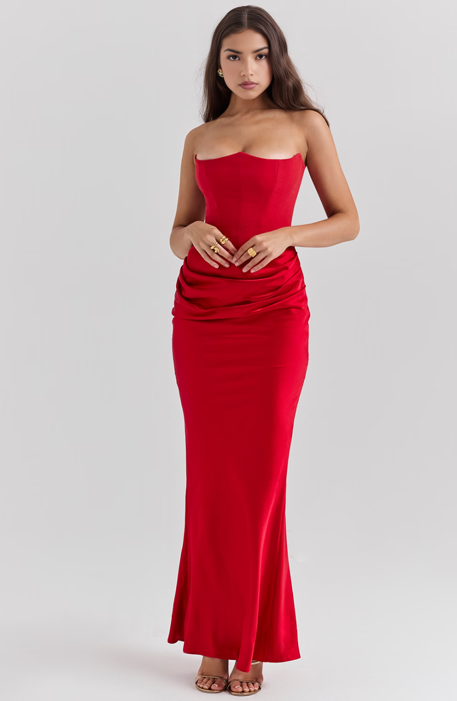 EDEN | POLISHED SATIN GOWN