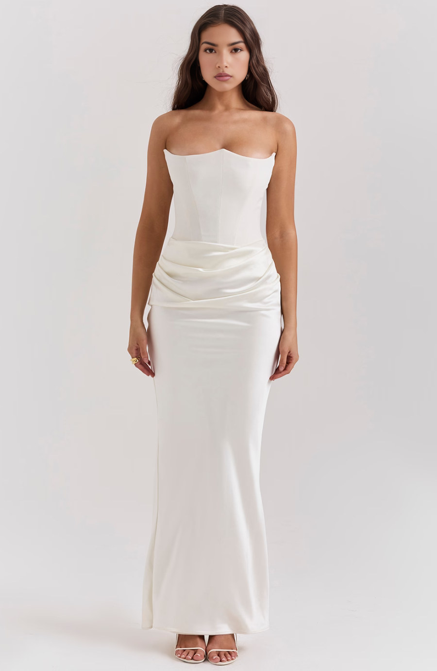 EDEN | POLISHED SATIN GOWN