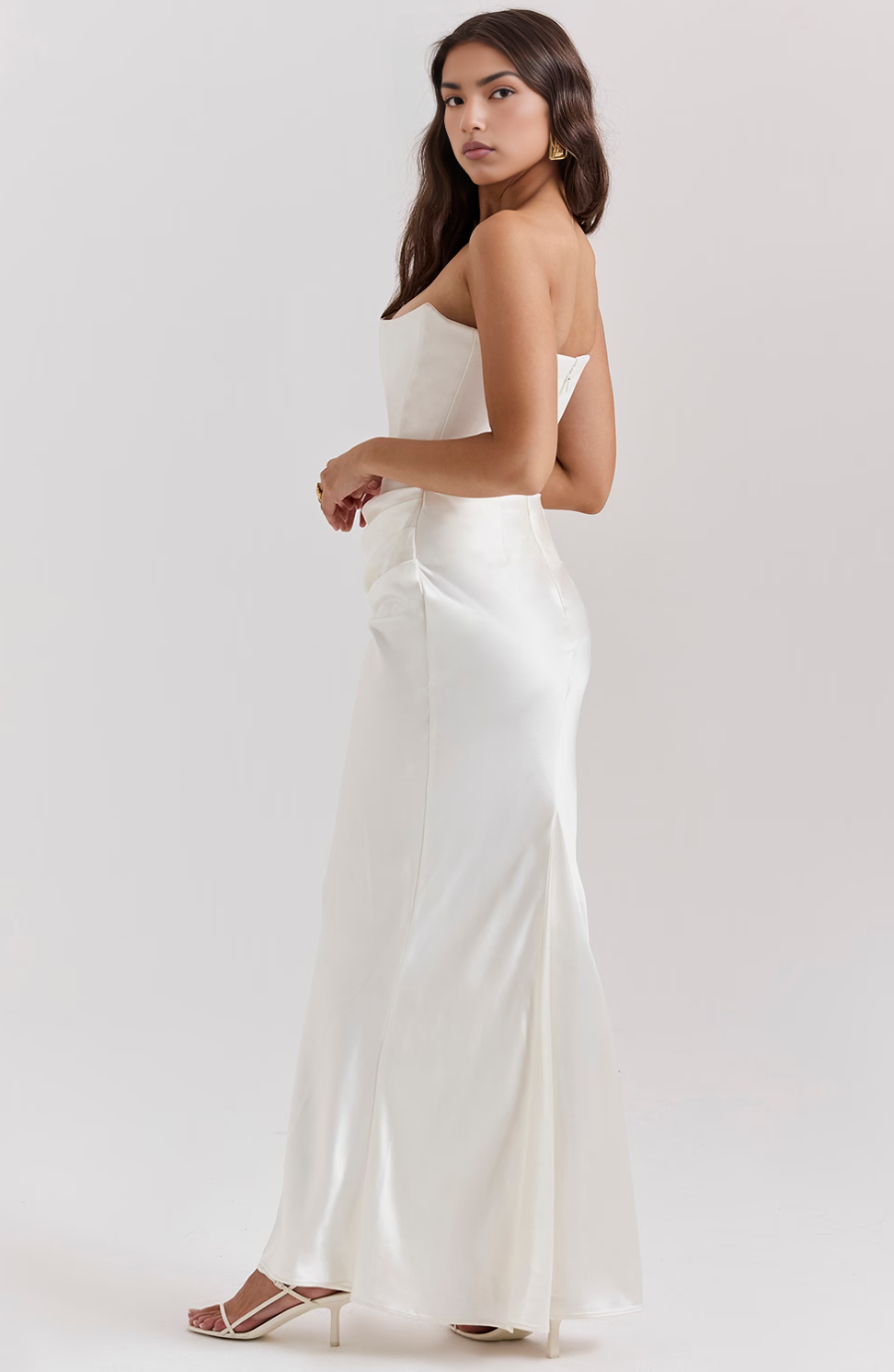 EDEN | POLISHED SATIN GOWN