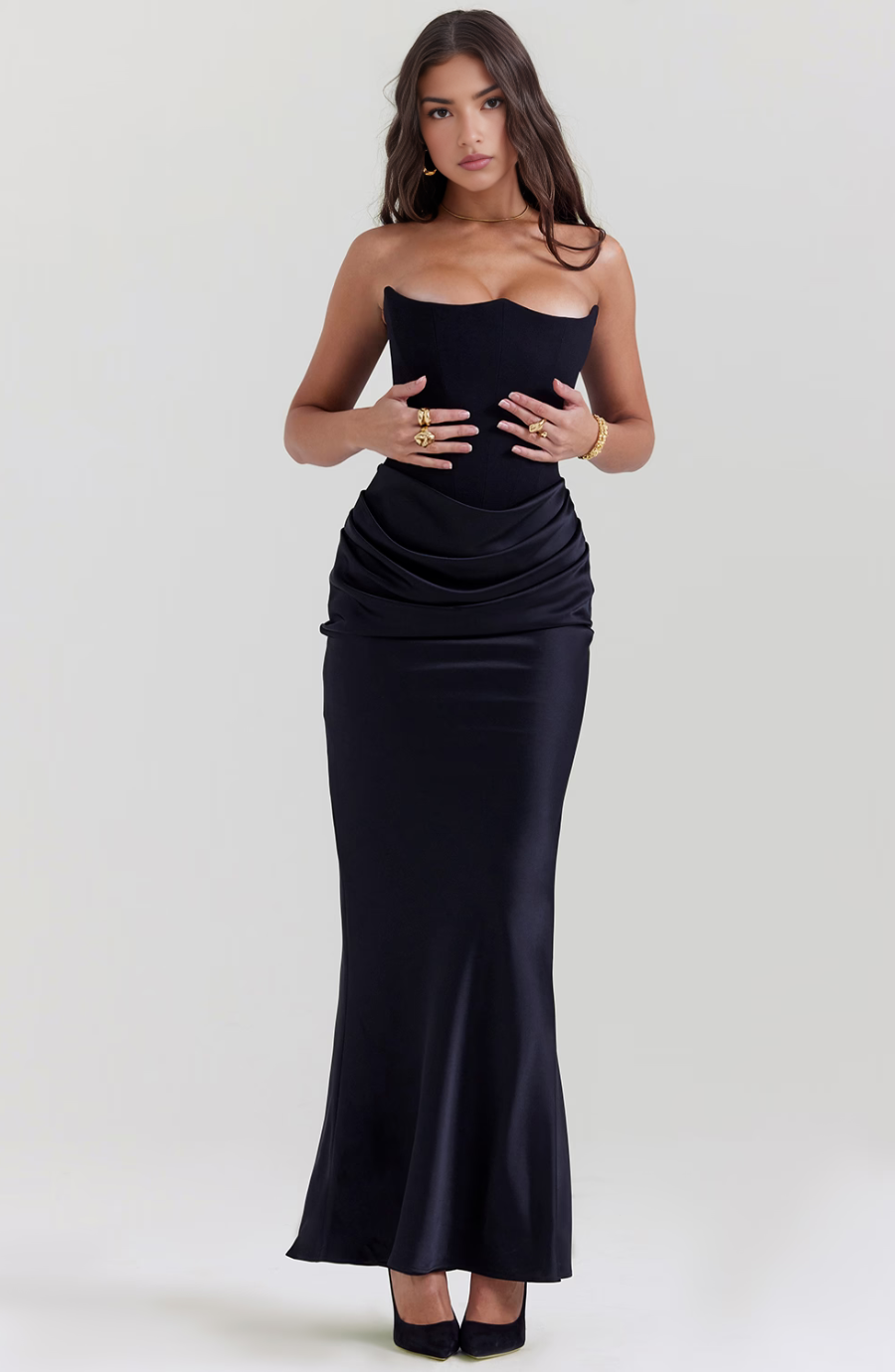 EDEN | POLISHED SATIN GOWN