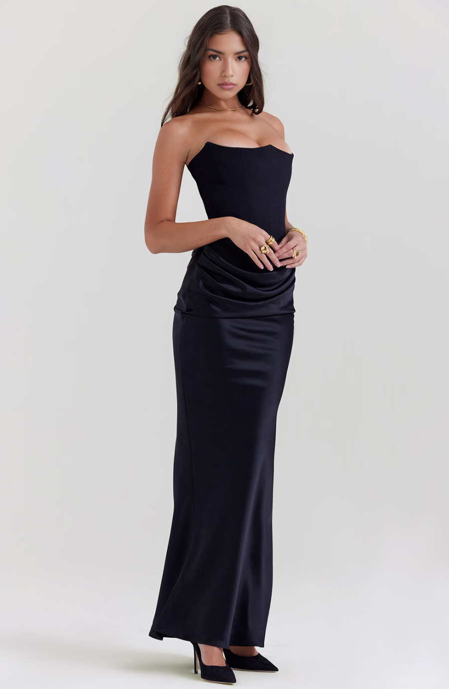 EDEN | POLISHED SATIN GOWN
