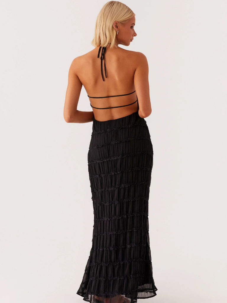 TANSY | SCULPTED TEXTURE GOWN