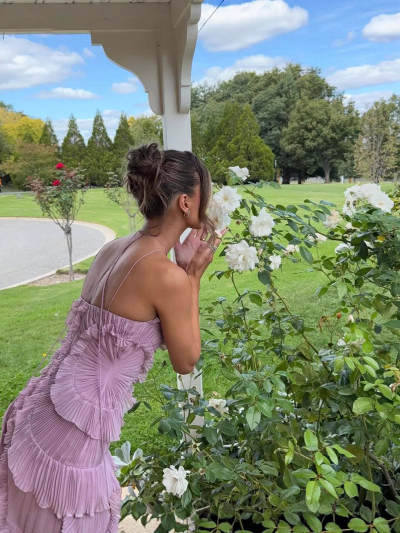 SEREPHINA | ELEGANT RUFFLED DRESS