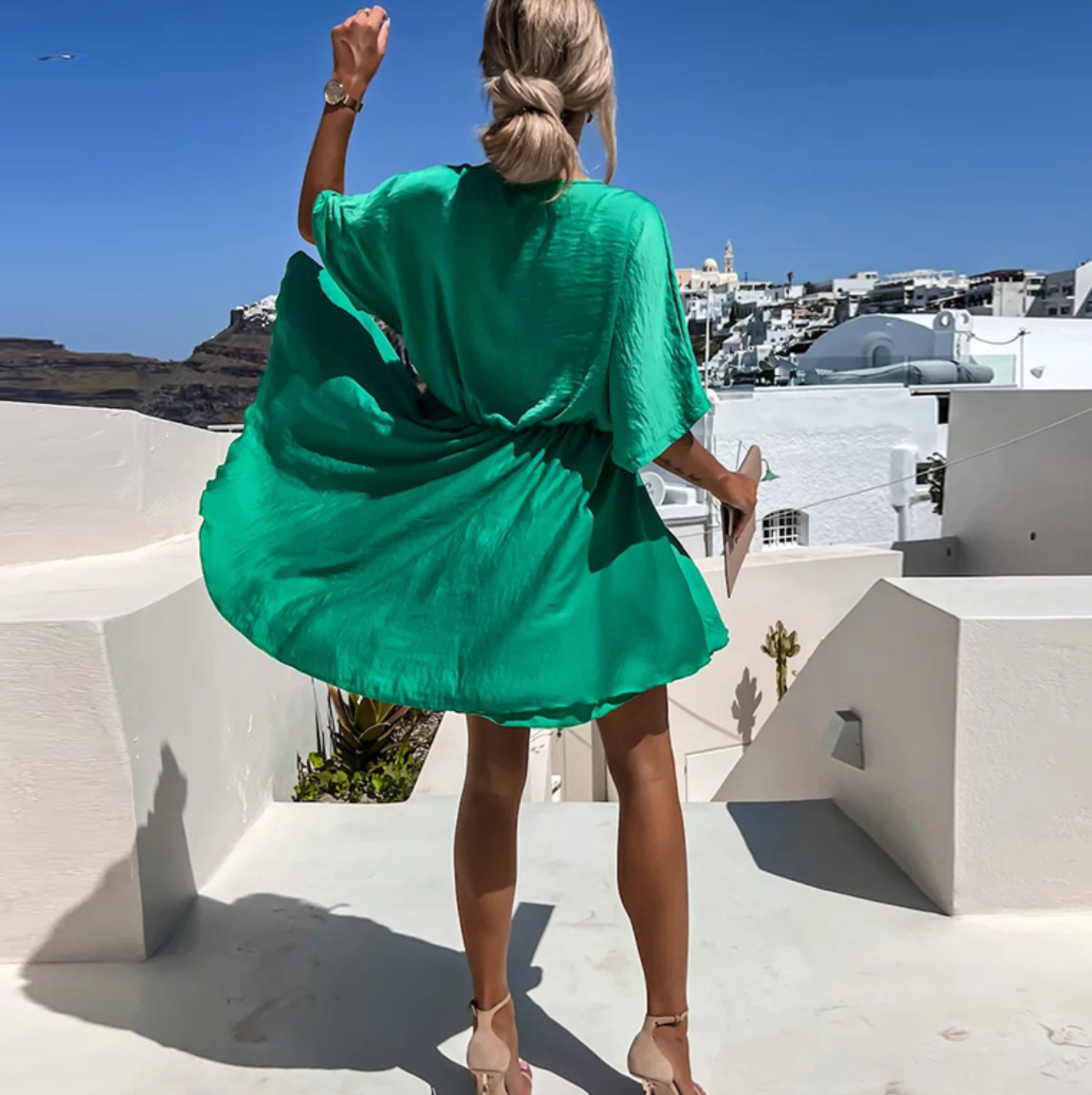 GRETHA | TWIST MINI DRESS