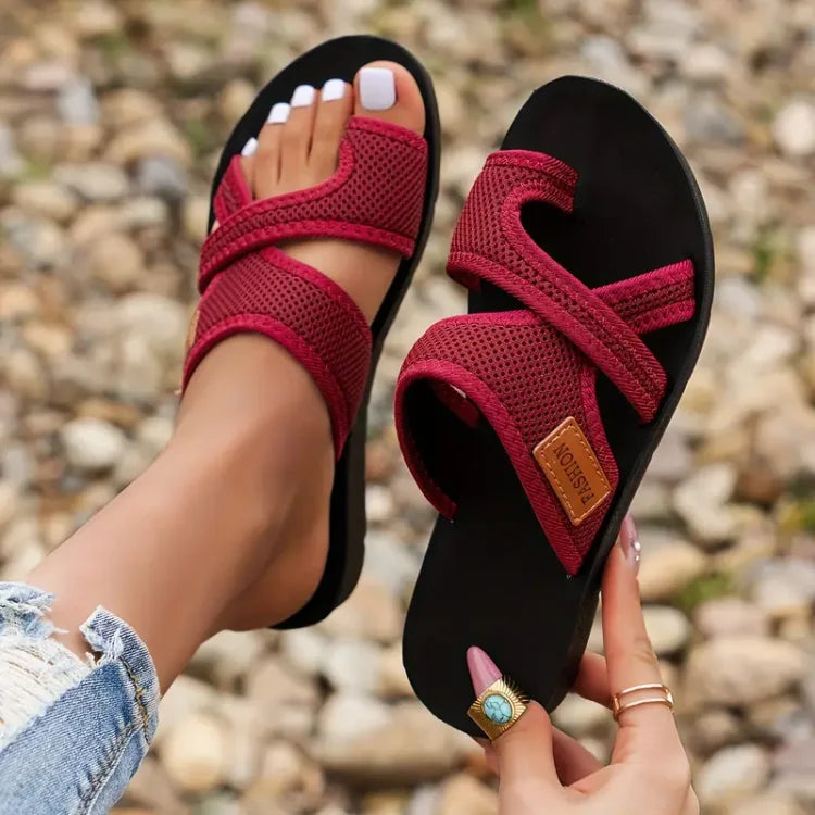 BRIANNA | MESH SANDALS